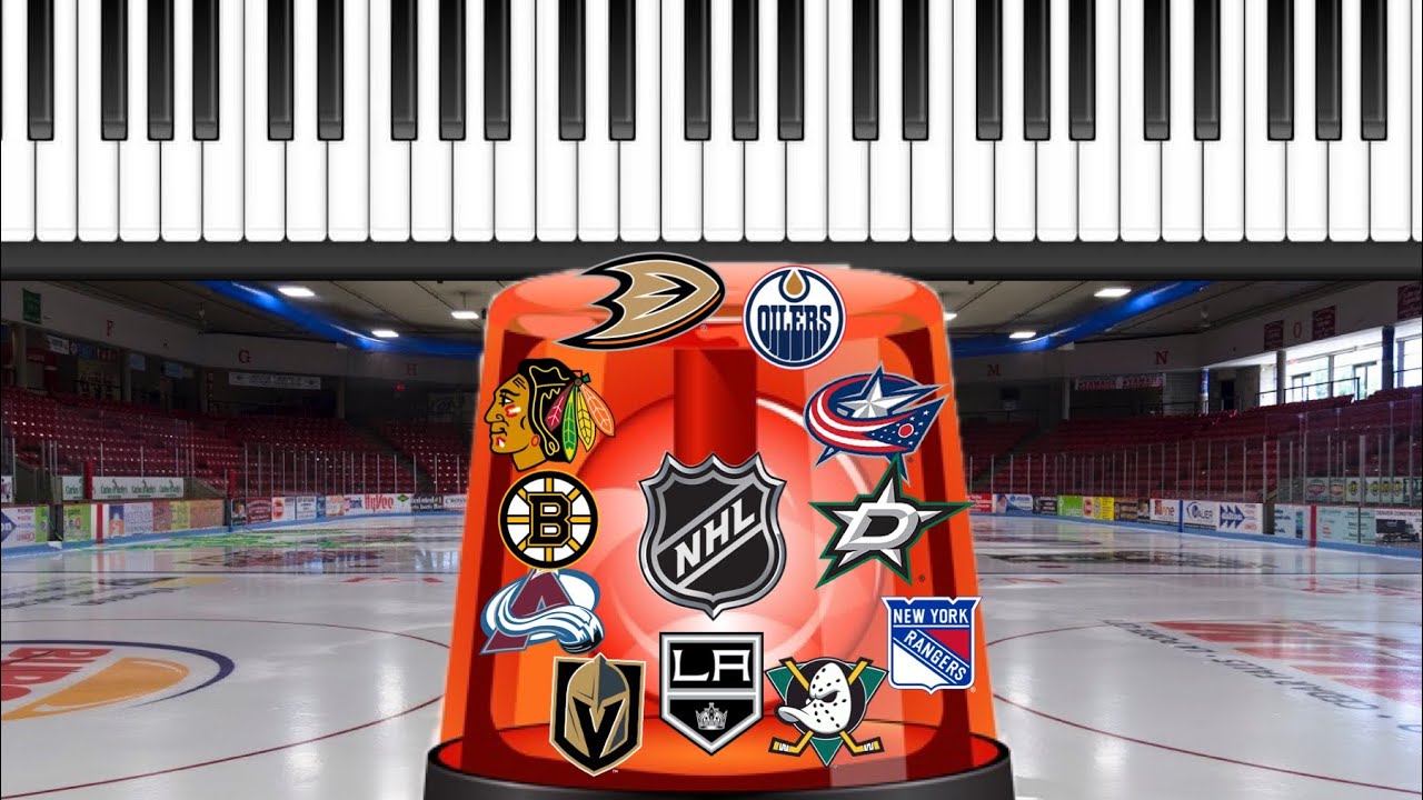 NHL goal horns on piano! YouTube