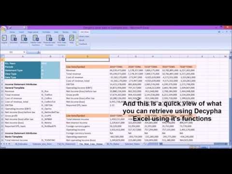 Decypha Excel Add in Download & Install