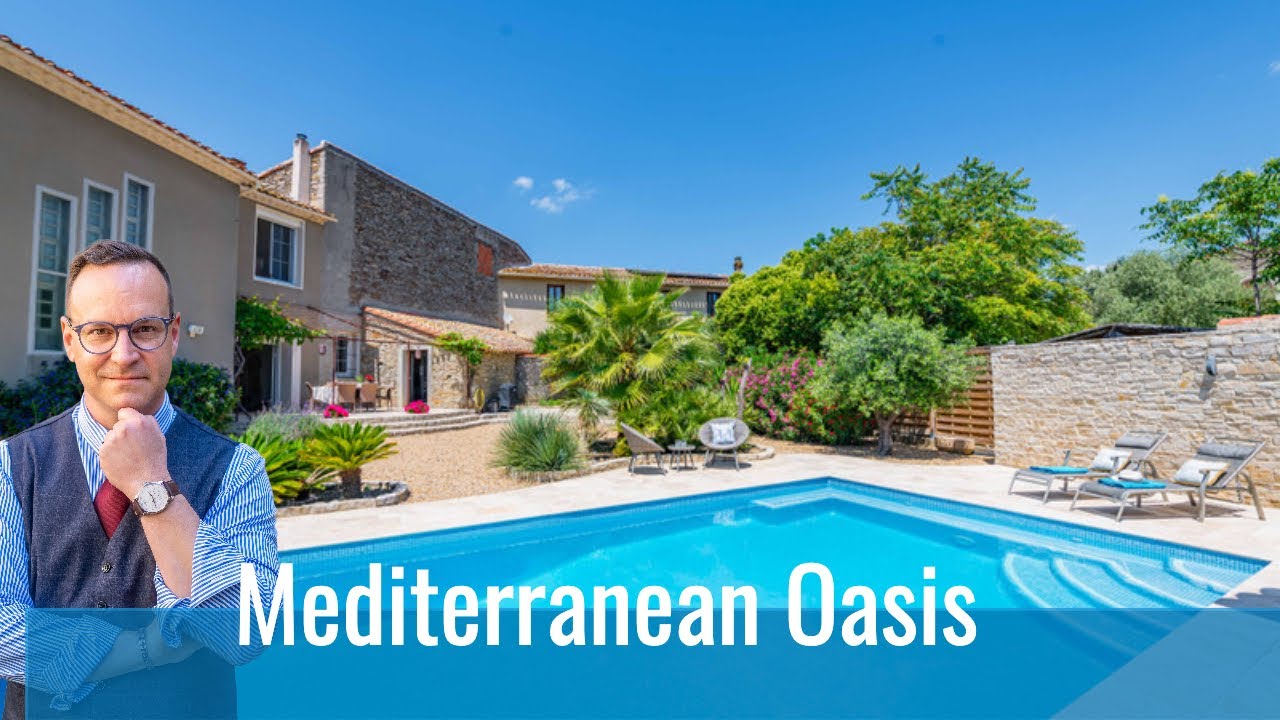 Очаровательный дом с 4 спальнями, бассейном и пышным садом в самом сердце винодельческого региона...