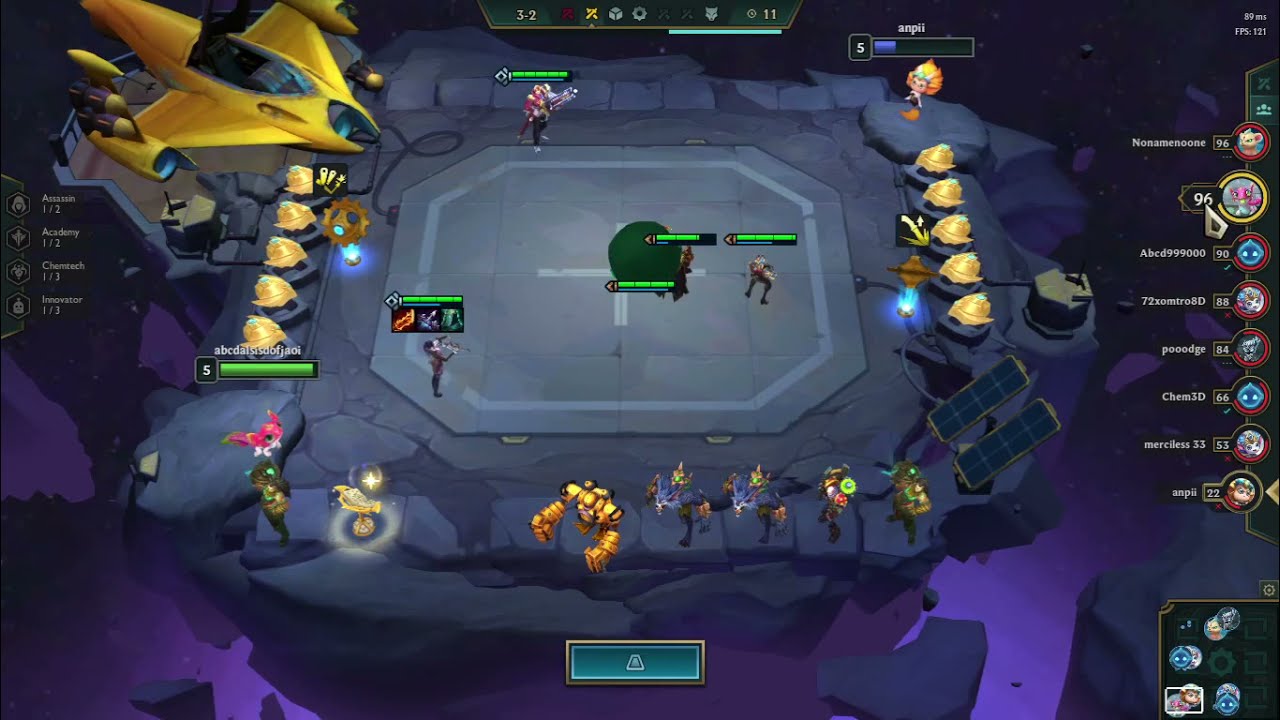 TFT 12.1 - Sharpshooter - 4 Twinshot / 4 Bruiser / 4 Mutant / 3 Chemtech (Urgot 3* Comeback?)