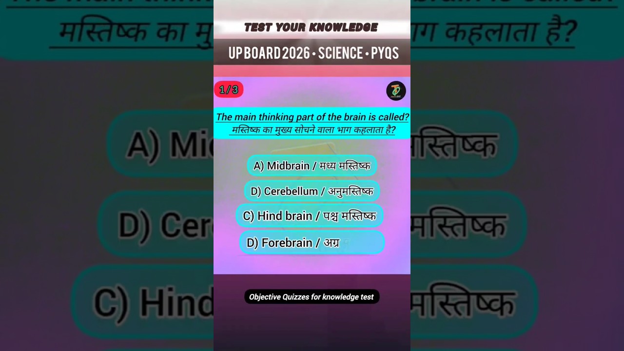 Test your knowledge with these questions| THAATTS QUIZ | Up board 2026 