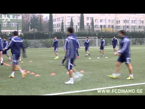 დინამოს მზადება თასის 1/8 ფინალისთვის