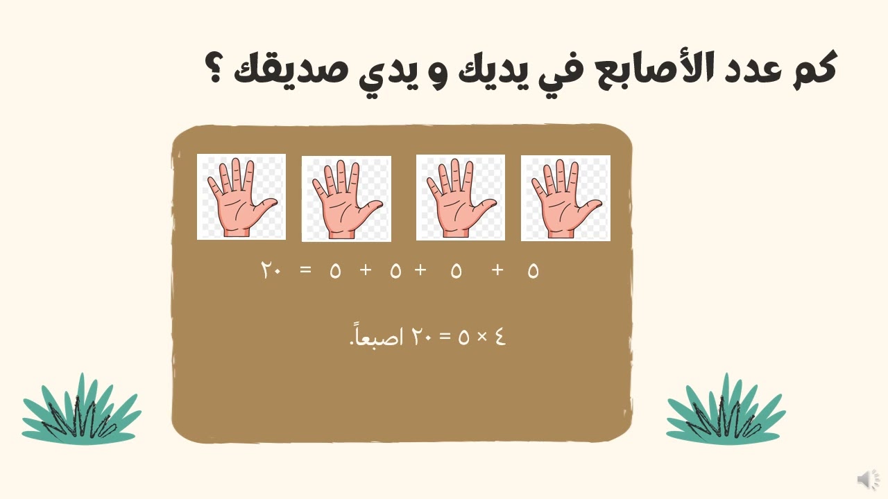 حقائق الضرب للعدد 5