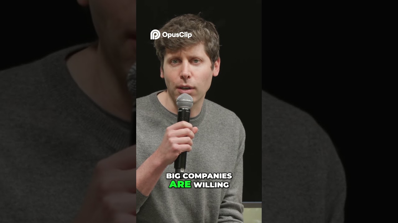 AI adoption - Sam altman on Startups vs. Corporations