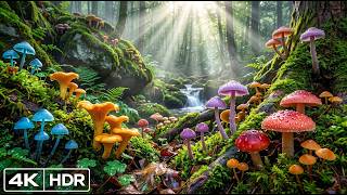 🍄 Mushroom Growth Time-Lapse | Calm Morning Music | Soft Piano for Anxiety Relief screenshot 5