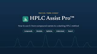 HPLC Method Development Software: HPLC Assist Pro Walkthrough screenshot 2
