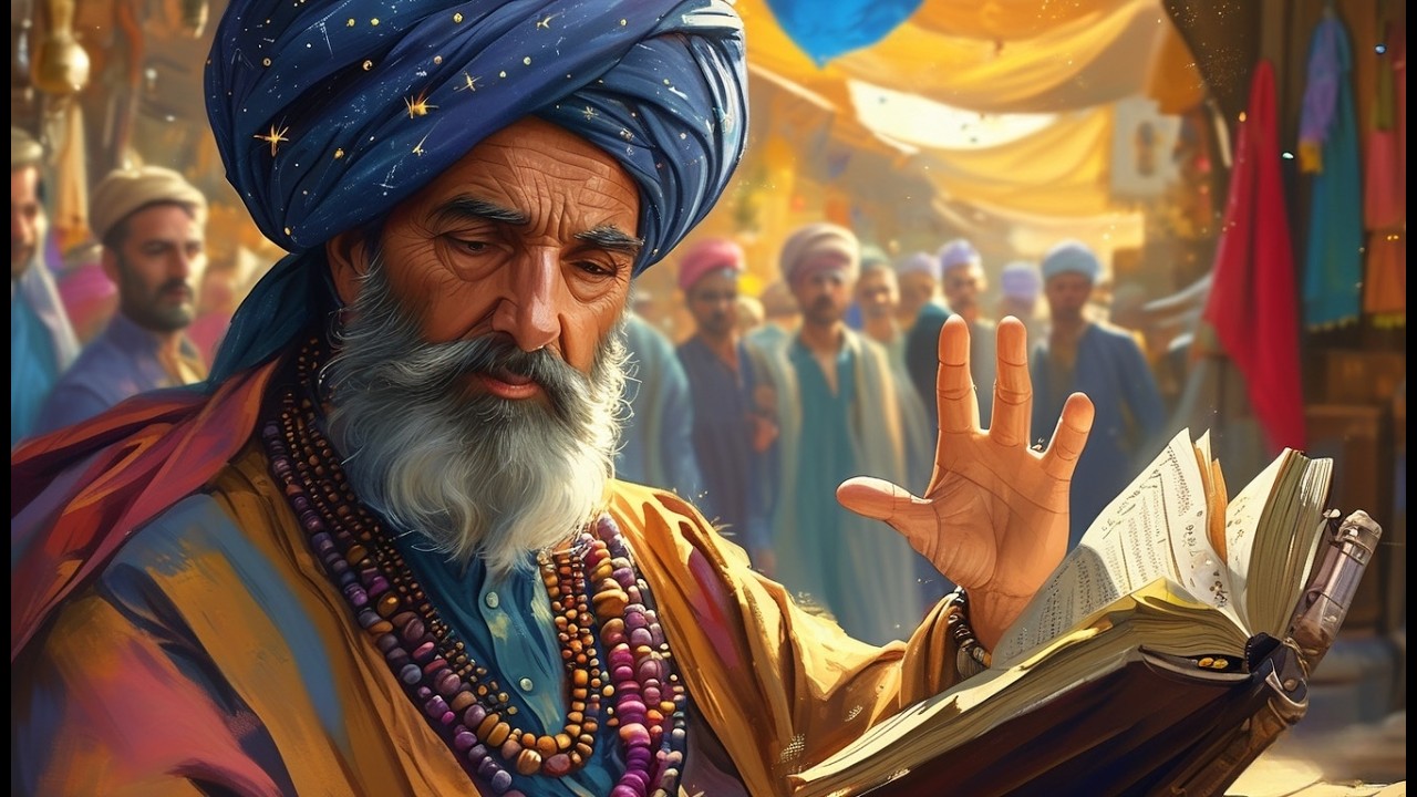 قصة العراف  الذى لا يعرف شى الا ان رزقة اللة الحظ الوفير  وخزينة الملك المسروقة