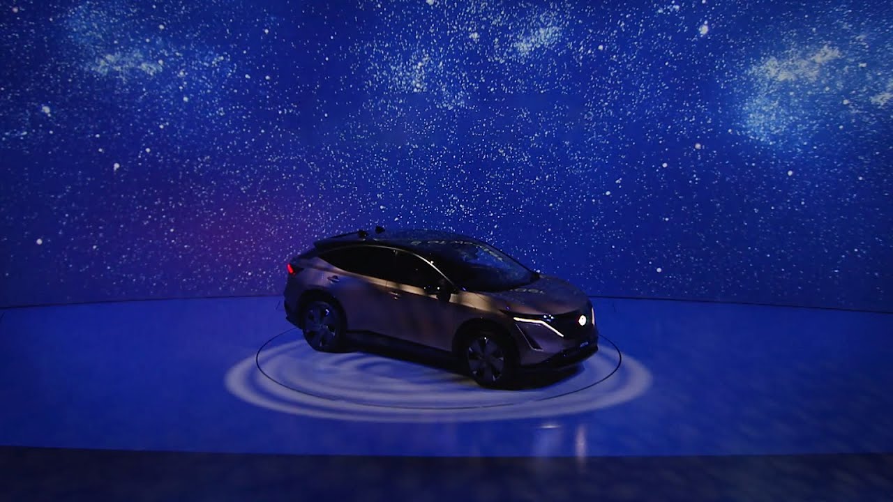 The all-new Nissan Ariya car unveil