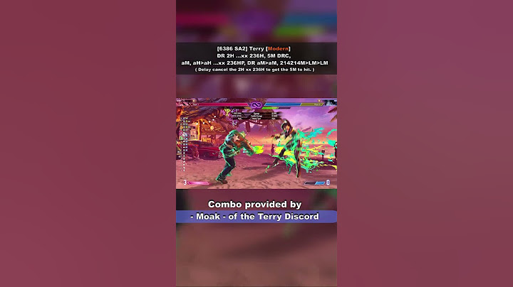 Street Fighter 6 Terry MAX DAMAGE DP Punish Midscreen #SF6Terry #terrysf6 #tierlist @combo