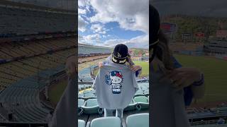 💙💙💙💙 Hello Kitty Night @Dodgers stadium was epic ! #dodgers