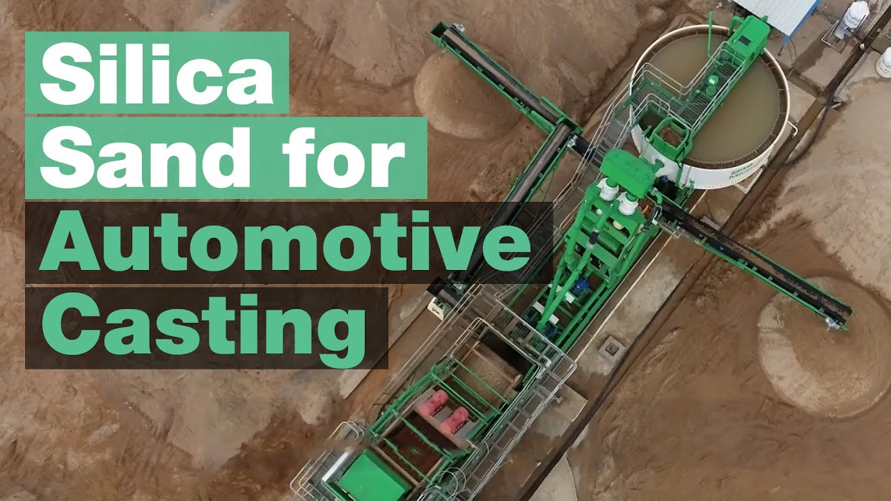 Silica Sand for Automotive Casting - YouTube