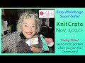 KnitCrate Nov 2020 Unboxing & Easy Christmas Gift Ideas! On The Hook Crochet