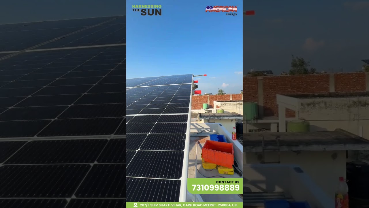 American Energy | Panel Installation | Meerut