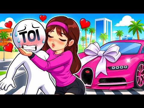 Tu as FAIT une SURPRISE en Achetant une VOITURE à cette FAN GIRL sur Roblox Driving Empire !
