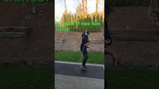 State of rope flow trance!🔥💚🔥 #jumprope #skipping #ropeflow #technotrance #technohouse