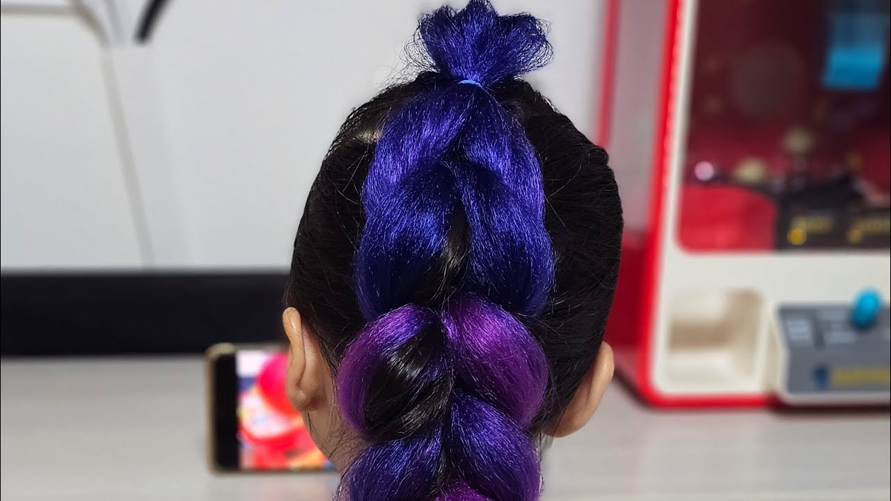 9월 5일 등원 등교 헤어스타일                             딸 요청으로 인해 케이팝데몬헌터스 루미 헤어스타일