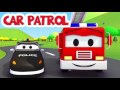 Patrula masinilor camion de pompieri si masina de politie si Groapa  în Orasul Masinilor | Desene