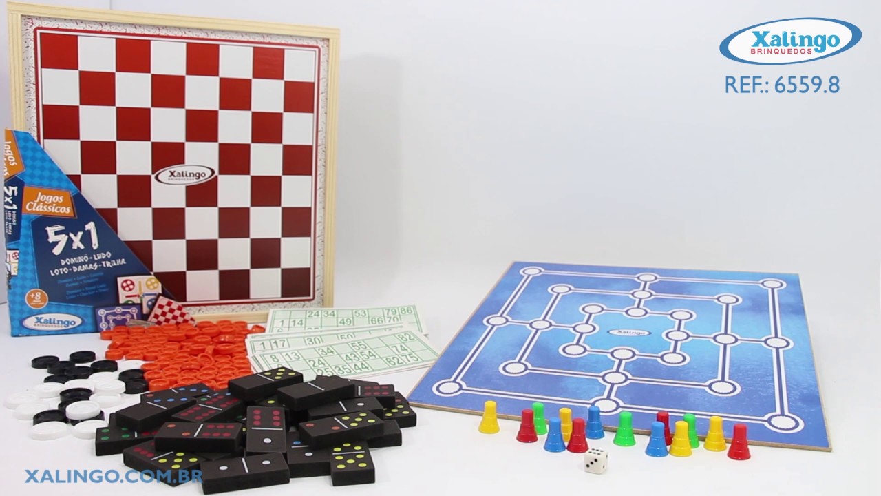 Jogo Classico Tabuleiro Dama, Trilha, Ludo, Sobe Desce Kit