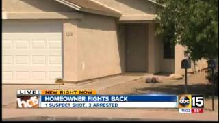 Phoenix homeowner shoots burglar