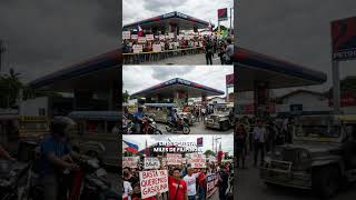 Filipinos Cn Al Trabajo Debido A La Escasez De Gasolina
