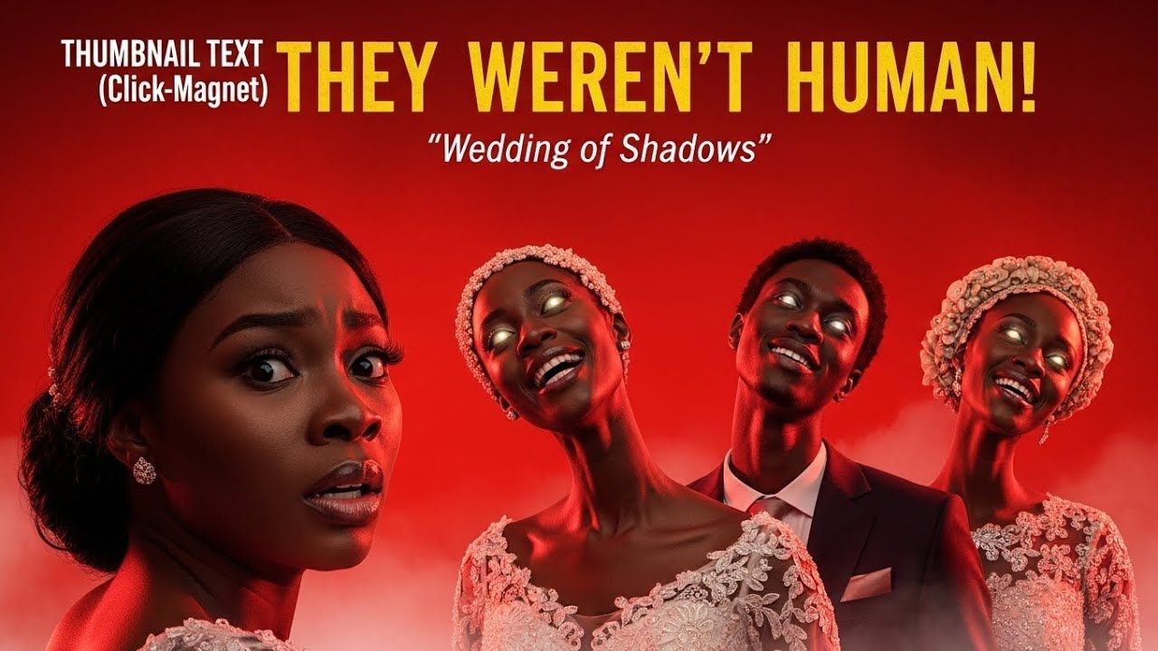 IMAGINE ATTENDING A WEDDING ONLY TO DISCOVER EVERY GUEST IS NOT HUMAN | African Horror Mystery Story