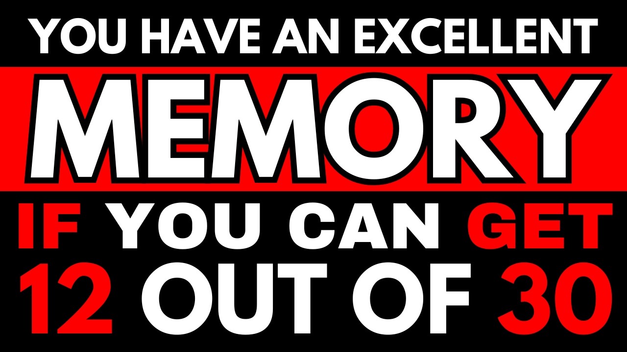 If You Can Score 12 Out Of 30 You Are Too Intelligent For Society!