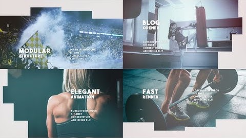 Blog Opener After Effects Templates