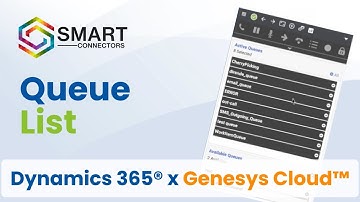 Genesys Cloud Queue Control With Microsoft Dynamics Smart Connector