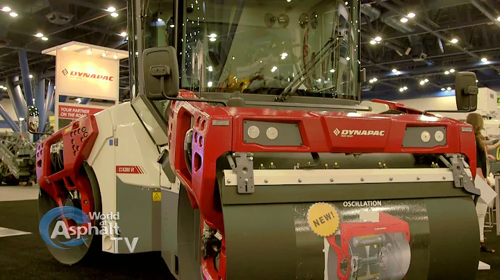 Dynapac North America CO4200 Oscillation Roller [at World of Asphalt 2018]