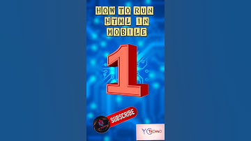 Thumbnail of How To Run html in mobile|how to run html 🔥🔥 in android phone 📱📱 #shorts #short #html