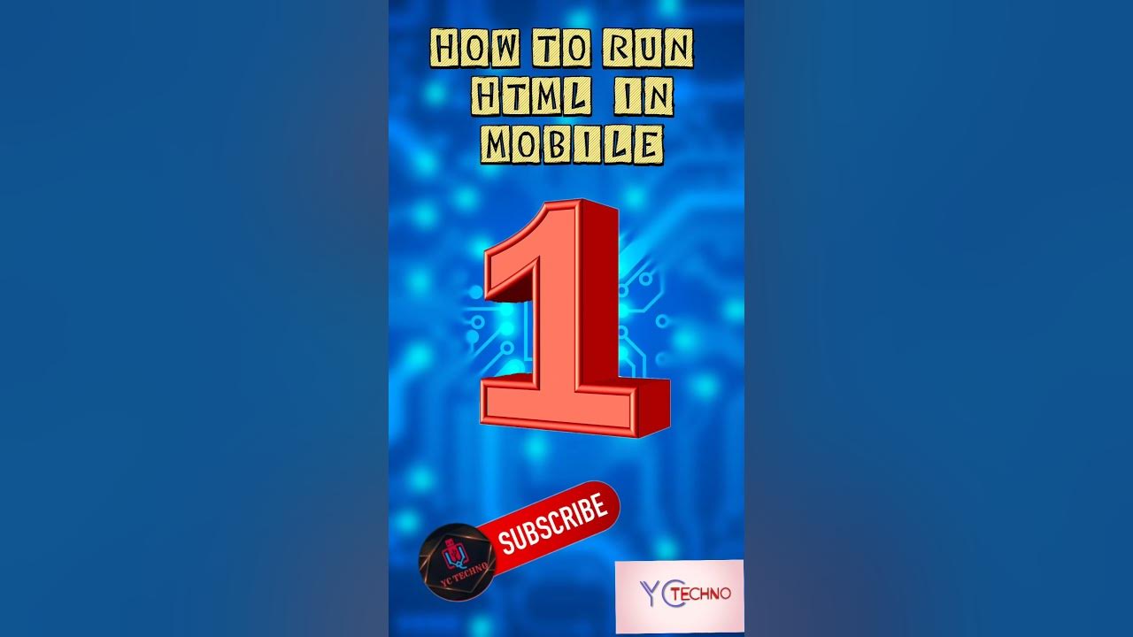 How To Run html in mobile|how to run html 🔥🔥 in android phone 📱📱 #shorts #short #html