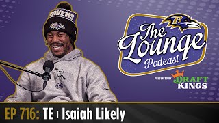 Isaiah Likely Joins The Lounge Ahead of Playoffs | Baltimore Ravens