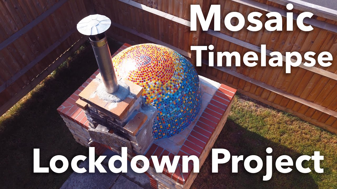Pizza Oven Mosaic | Timelapse Transformation | Lockdown Project | Garden Quarantine Goal