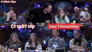 Sam's Dunamussy | Critical Role - Bells Hells ep 89