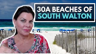 30A Florida Map Beaches of South Walton You Must Visit | Miramar Beach,Watercolor, Watersound FL