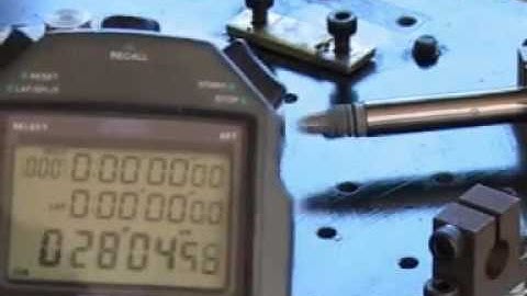 Solartron Gauging Probe Life Test