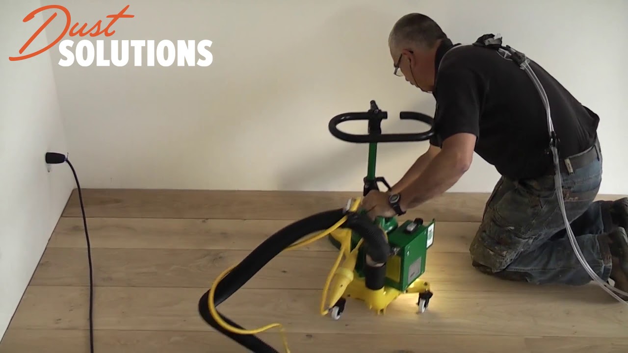 Lecol Lägler Unico stofvrij schuren parket dust free sanding  werken TNO prestatietoets