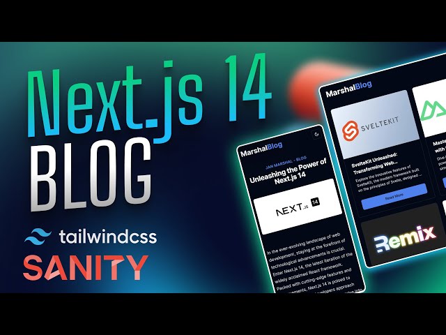Build a Next.js 14 Blog | React, Sanity.io, Tailwind.css, Shadcn/Ui