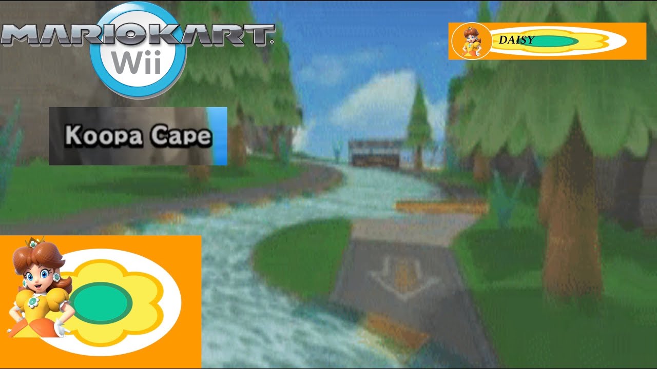 Mario Kart (Wii) Koopa Cape (Daisy)