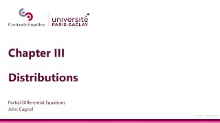 PDE - Chapter III