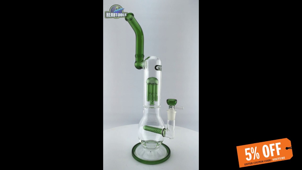 Grace Glass 6-Arm Percolator Saxo Bong  [HD] [HERBTOOLS]