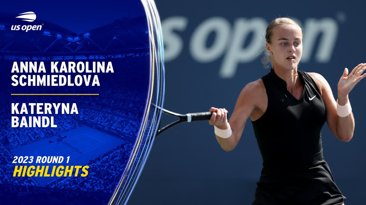 Anna Karolina Schmiedlova vs. Kateryna Baindl Highlights | 2023 US Open Round 1