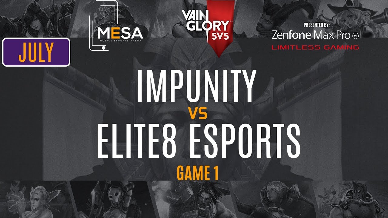 MeSA Vainglory July 2018: Impunity Vs ELITE8 eSports Game 1