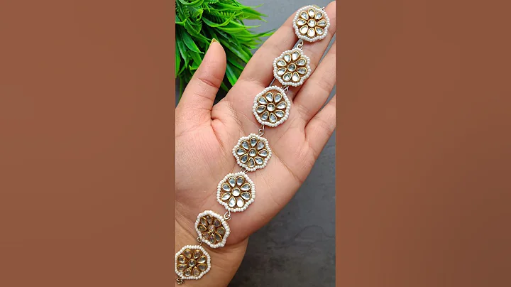 diy mathapatti at home🥰#shorts#creative#diycrafts#diyearrings#kundanjewellery##mathapatti#viral - DayDayNews