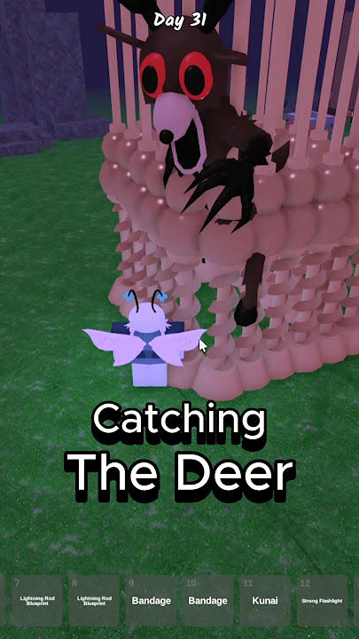 Catching The Deer 🦌 99 nights in the forest #99nightsintheforest #99nights #roblox