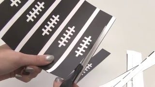 Office Supply Crafts: Football Paper Links screenshot 5