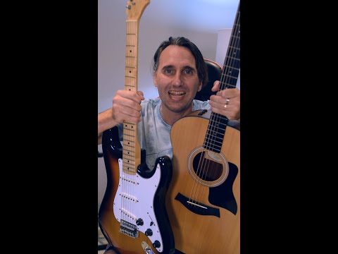 ¿SE PUEDE APRENDER GUITARRA ELÉCTRICA SIN SABER TOCAR GUITARRA ACÚSTICA? #shorts
