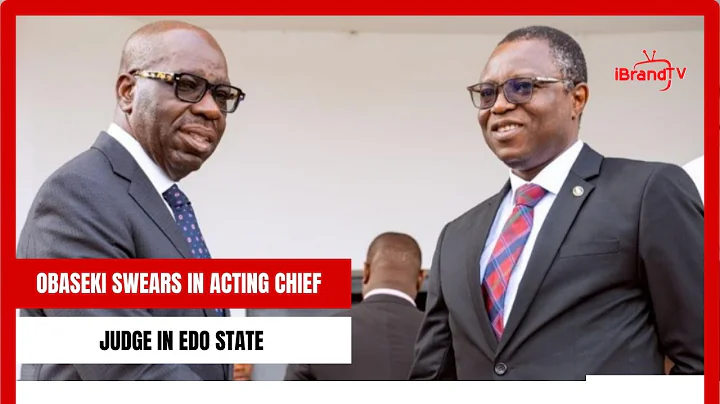 OBASEKI SWEARS IN ACTING CHIEF JUDGE IN EDO STATE