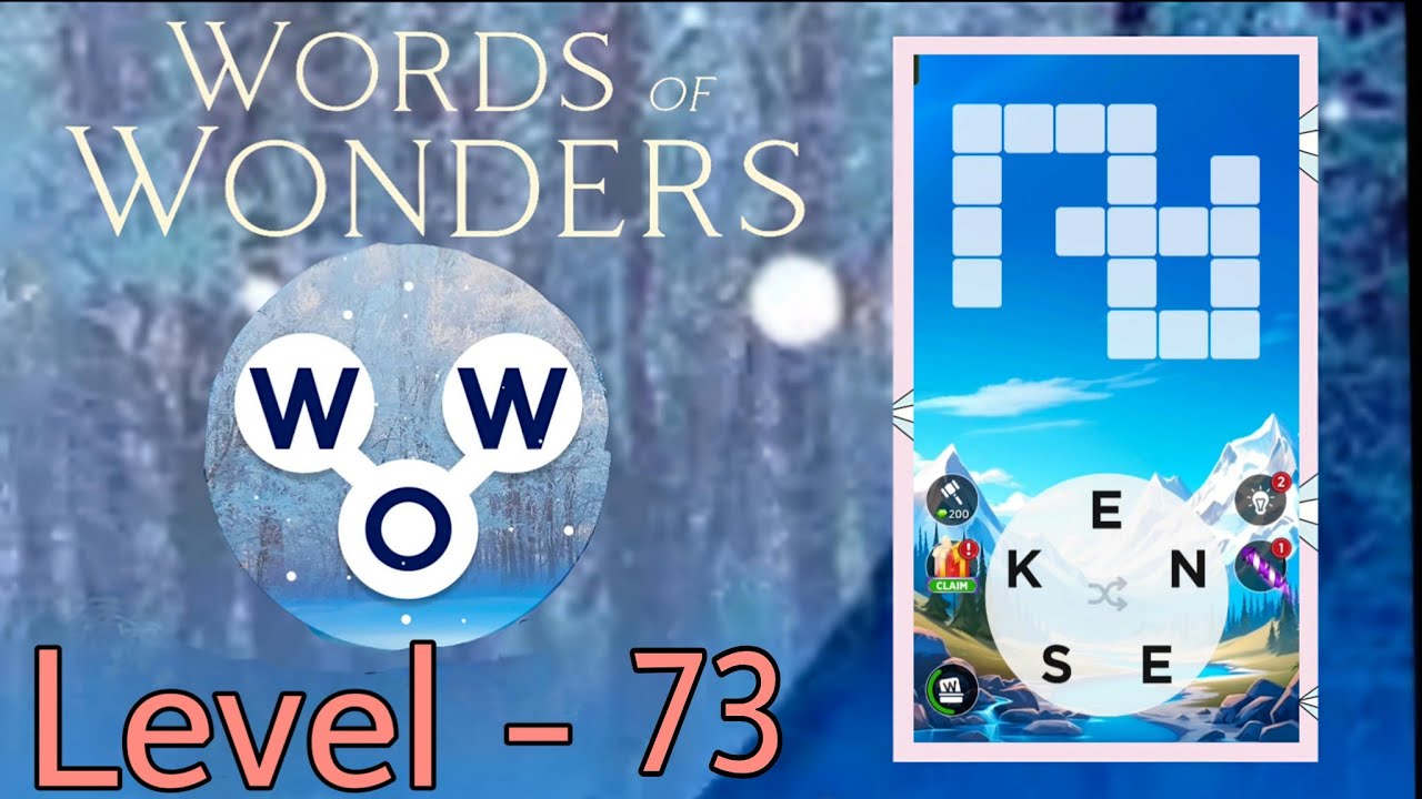 Words of Wonders level 73 - YouTube