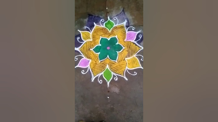 my home kanum Pongal kolam